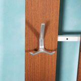 Vintage hardwood coat rack, minimalist mid-century coat rack.