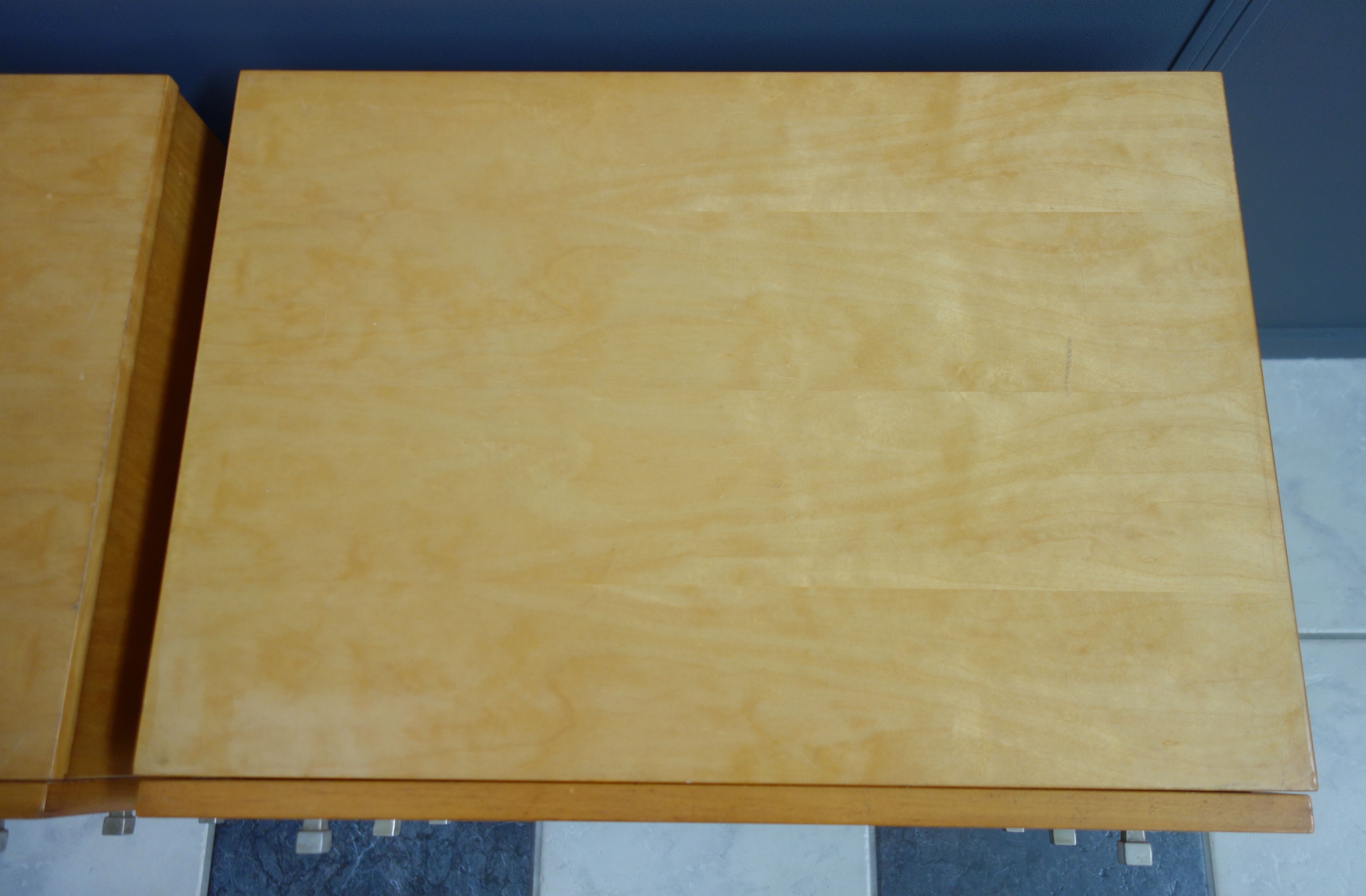 Set 1960 bedside nighttables