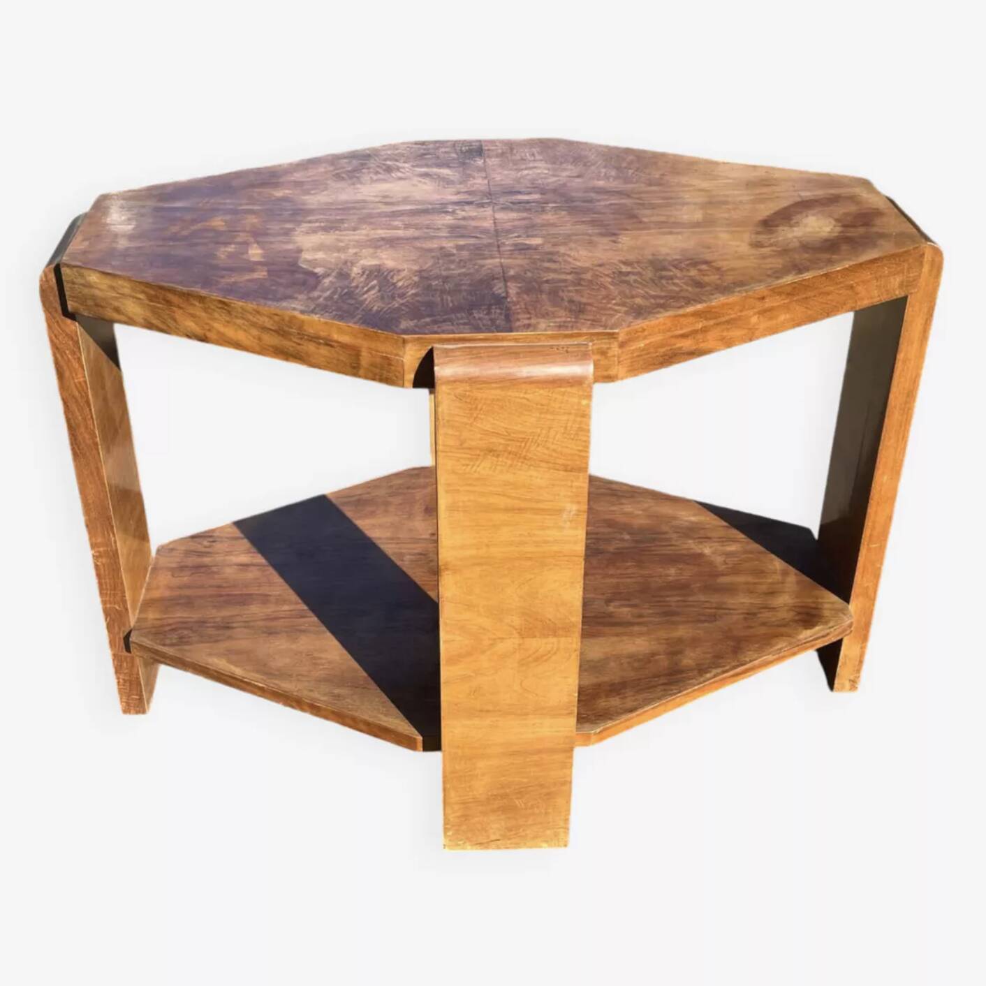 Art Deco wooden coffee table