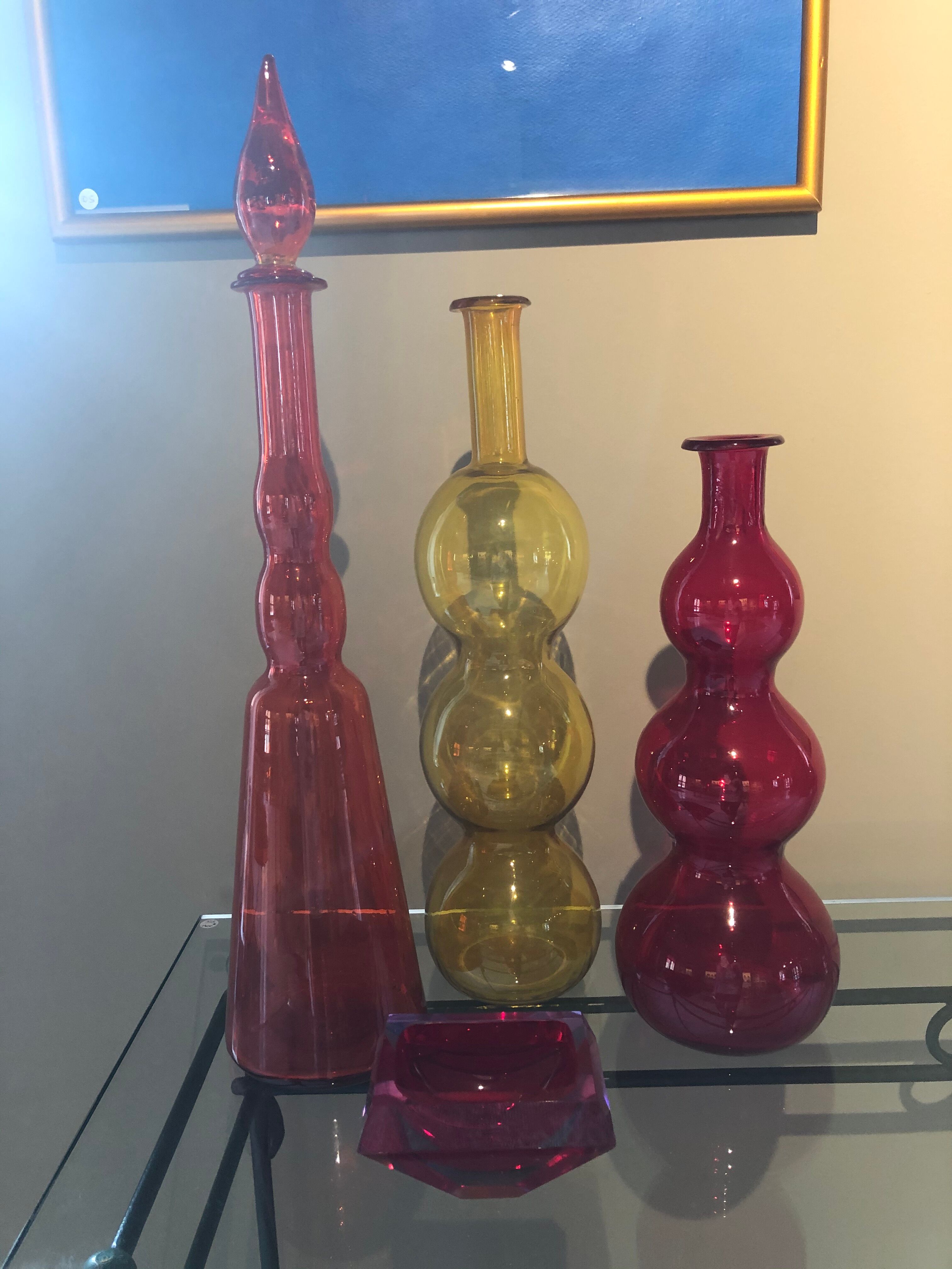Murano glass bottle