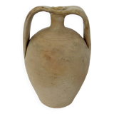 Jar, amphora, vase, in terracotta with handles, southern France, 1950
