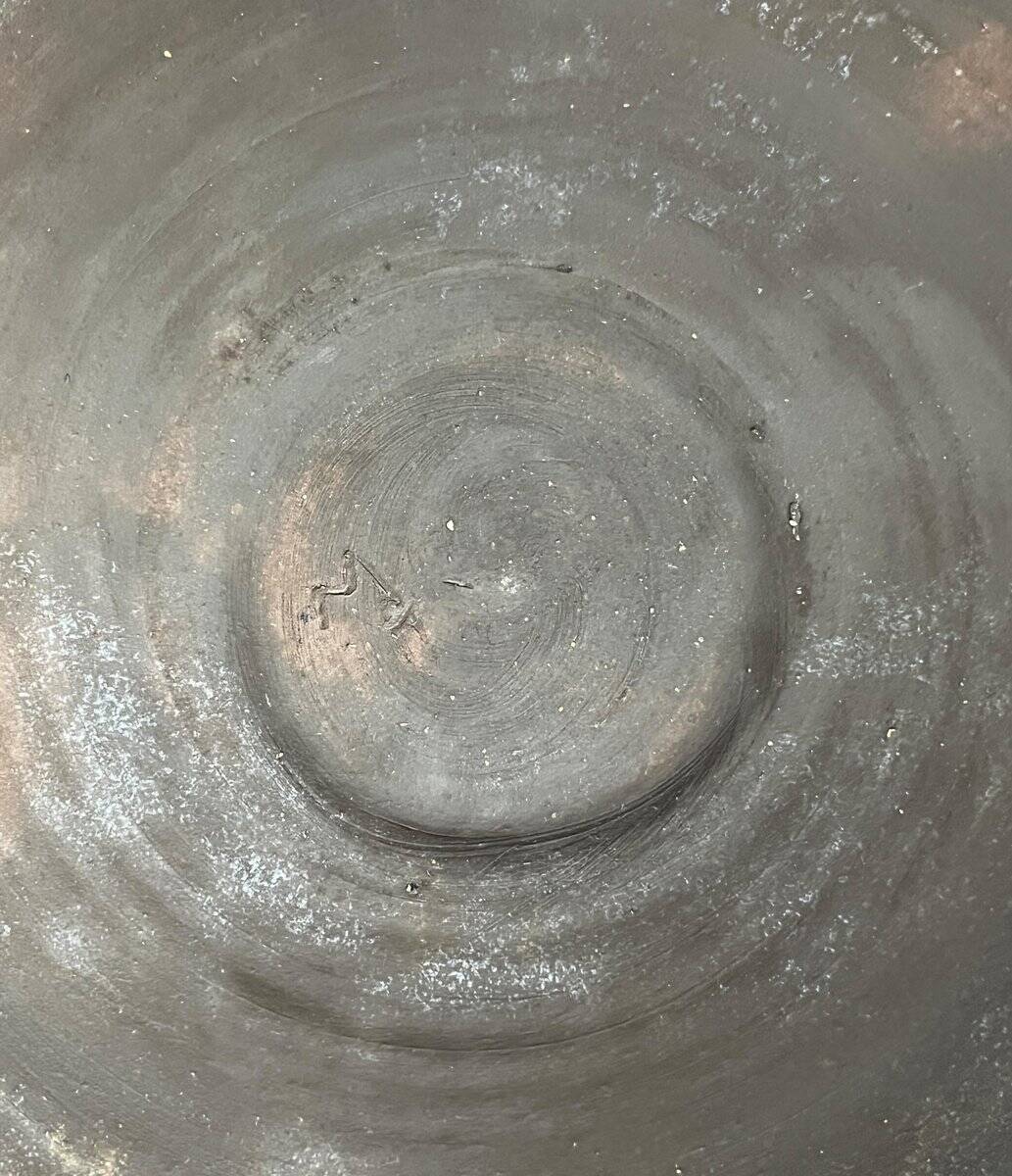 Grand bol de poterie d'atelier allemand du milieu du siècle de BKW Böttger Keramik Wandsbek, Hambourg, années 1960