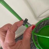 Metal and wood stool