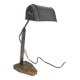 Lampe vintage 1930 Fare artisanat Français marbre sable - 45 cm