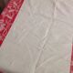 Nappe damassée rouge et blanche