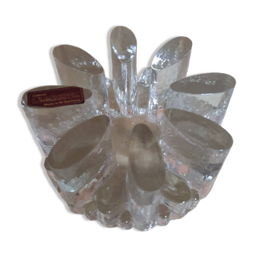 Bougeoir en verre