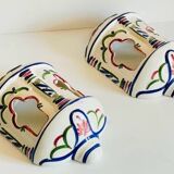 2 Vintage ceramic wall lights
