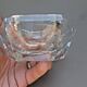 Empty pocket crystal ashtray val saint lambert.