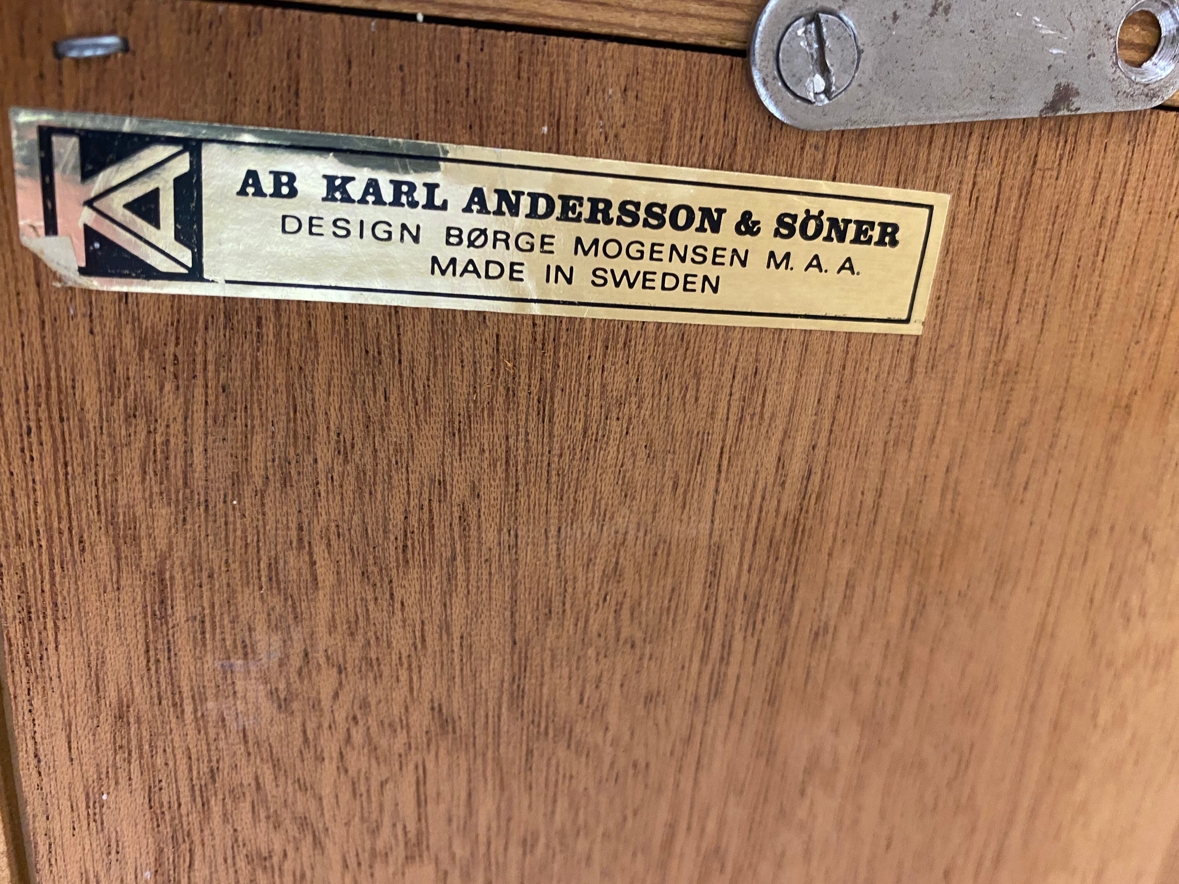 Bibliothèque par Borge Mogensen pour Karl Andersson, années 1960
