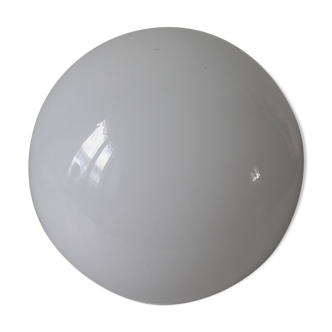 Abat jour sphère en verre opaline blanc