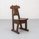 Ensemble de chaises de salle à manger brutalistes des années 1970