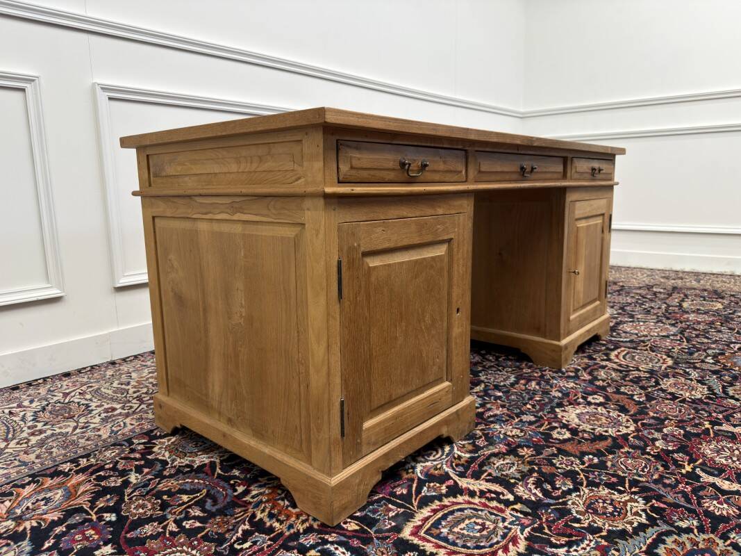 Bureau en teck classique anglais