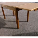 Vintage wooden bistro table 1950/1960