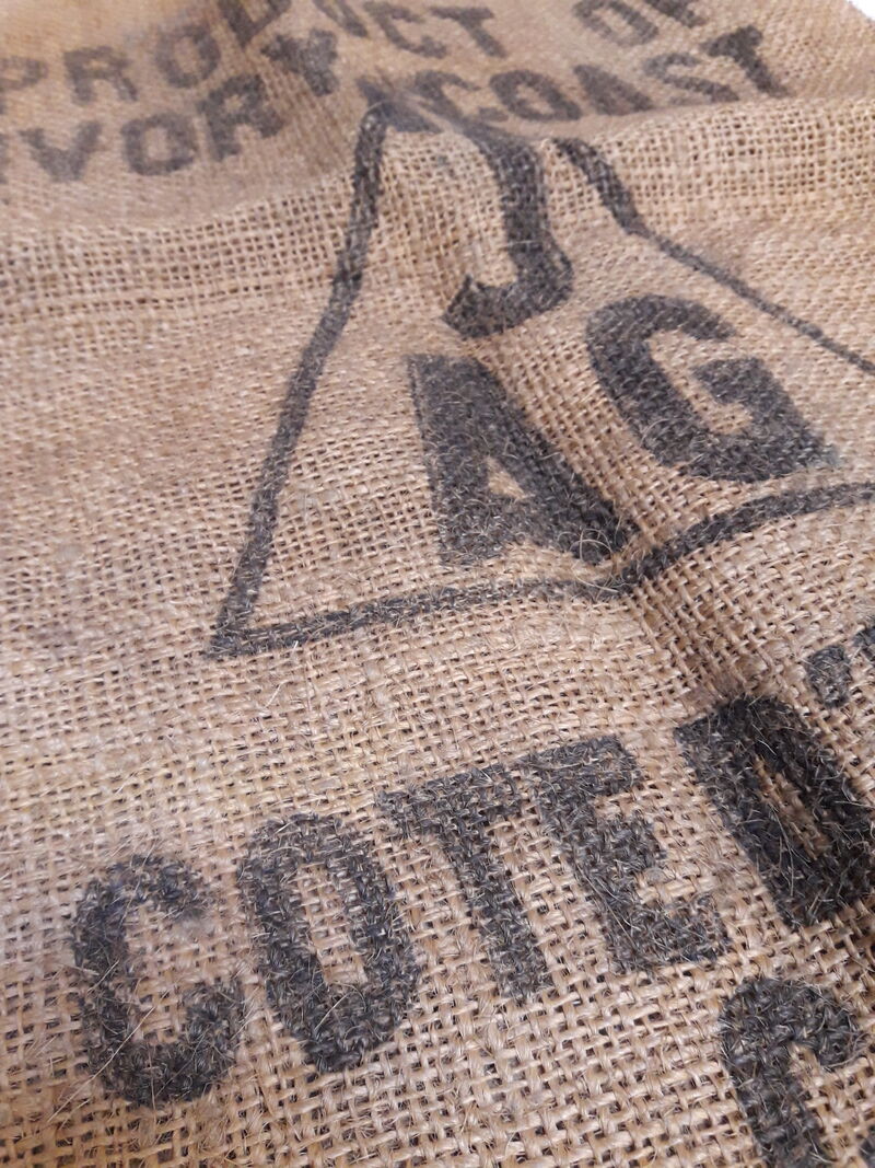 Bag 95x57cm coffee Ivory Coast jute