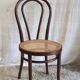 Bentwood and cane chair - mid 20th century