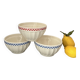 Old faceted bowls