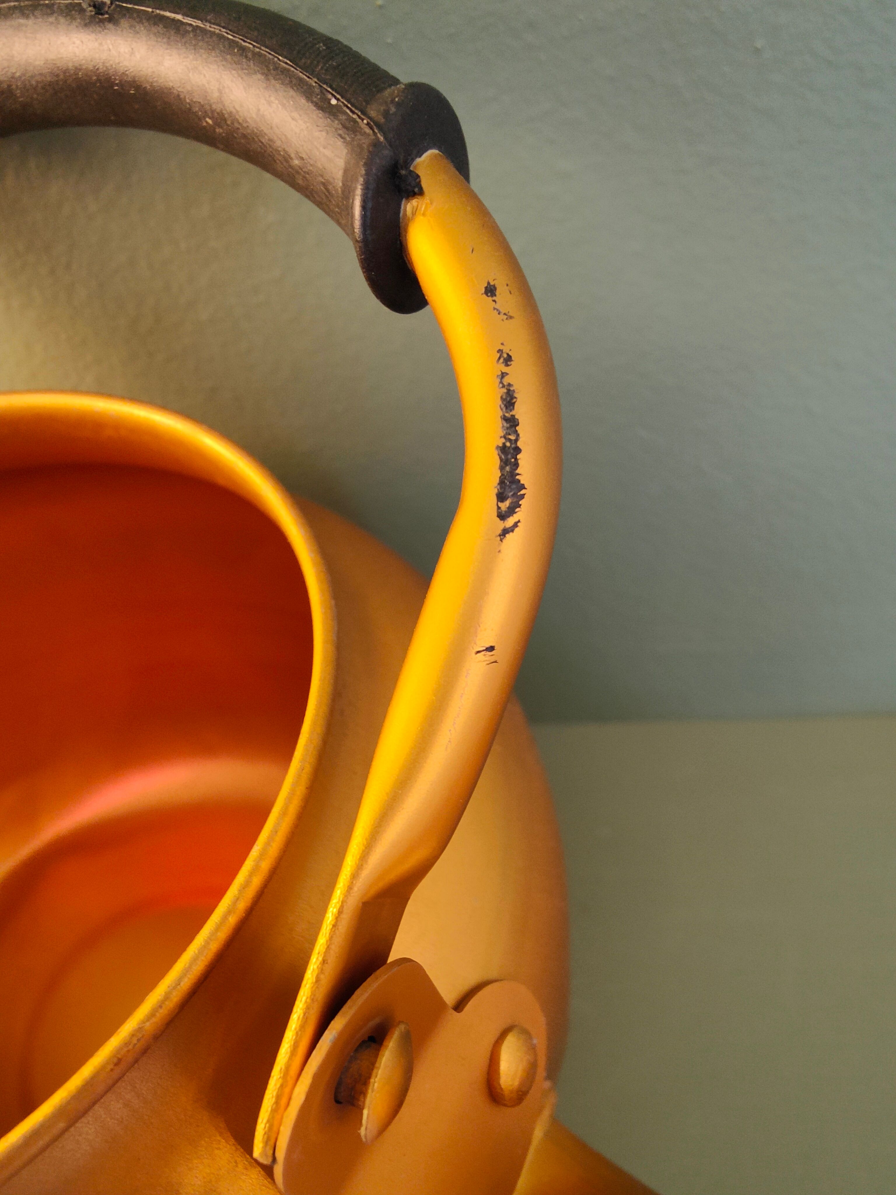 Golden teapot