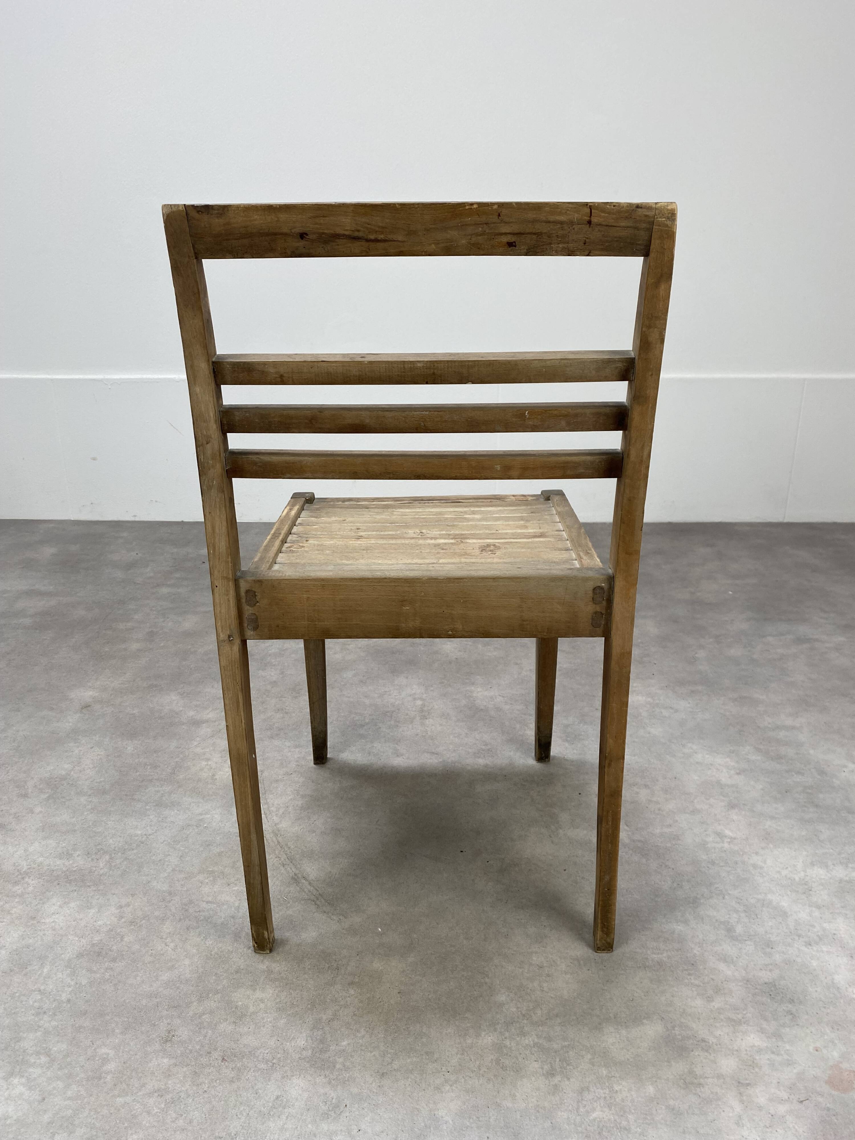 Chair René Gabriel design Reconstruction 50s