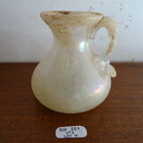 Vase a anse miniature Scavo Seguso Vetri d'Arte verre irisé Murano 1950