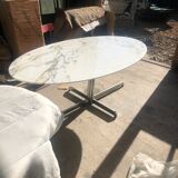 Oval marble table  1970