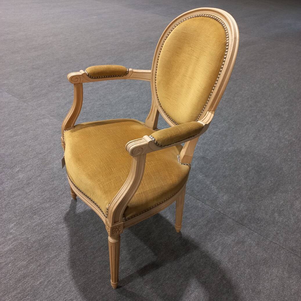 Louis XVI medallion armchair