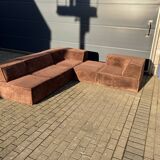 Cor trio Modular sofa Teddy chocolate brown, original fabric