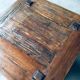 Wabi Sabi Style Oak Side Table, France, 1930s