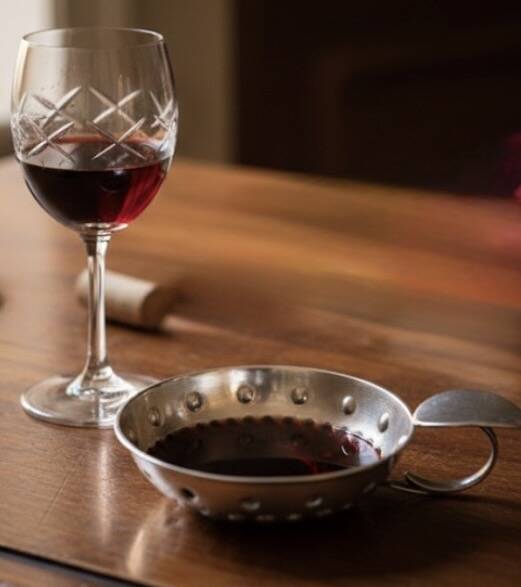 Christofle silver-plated tastevin