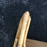 60'S rattan wall shelf