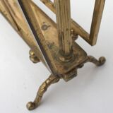 Hollywood regency magazine rack in messing