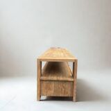 Low solid wood furniture with drawers