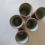 Service orangeade artisanal stoneware vintage 70