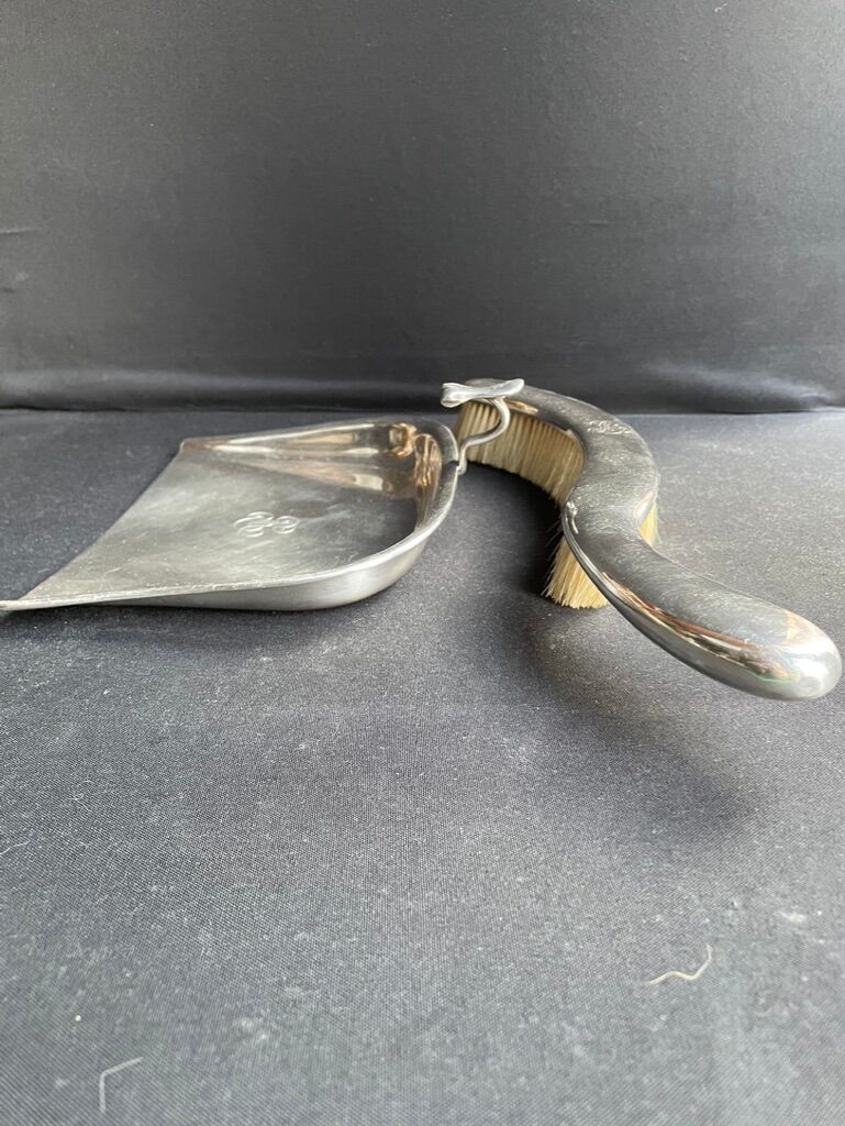 Christofle silver metal garbage