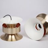 Pair of 2 vintage lamps Trava by Carl Thore, 1960s