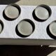 Set of 6 handmade ceramic deep plates in glazed beige D19.5 H4
