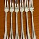 Christofle ribbons 6 snail forks excellent condition