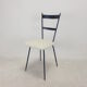 Set of 2 Italian Metal and Brass Chairs, 1960's