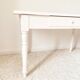 White farmhouse table