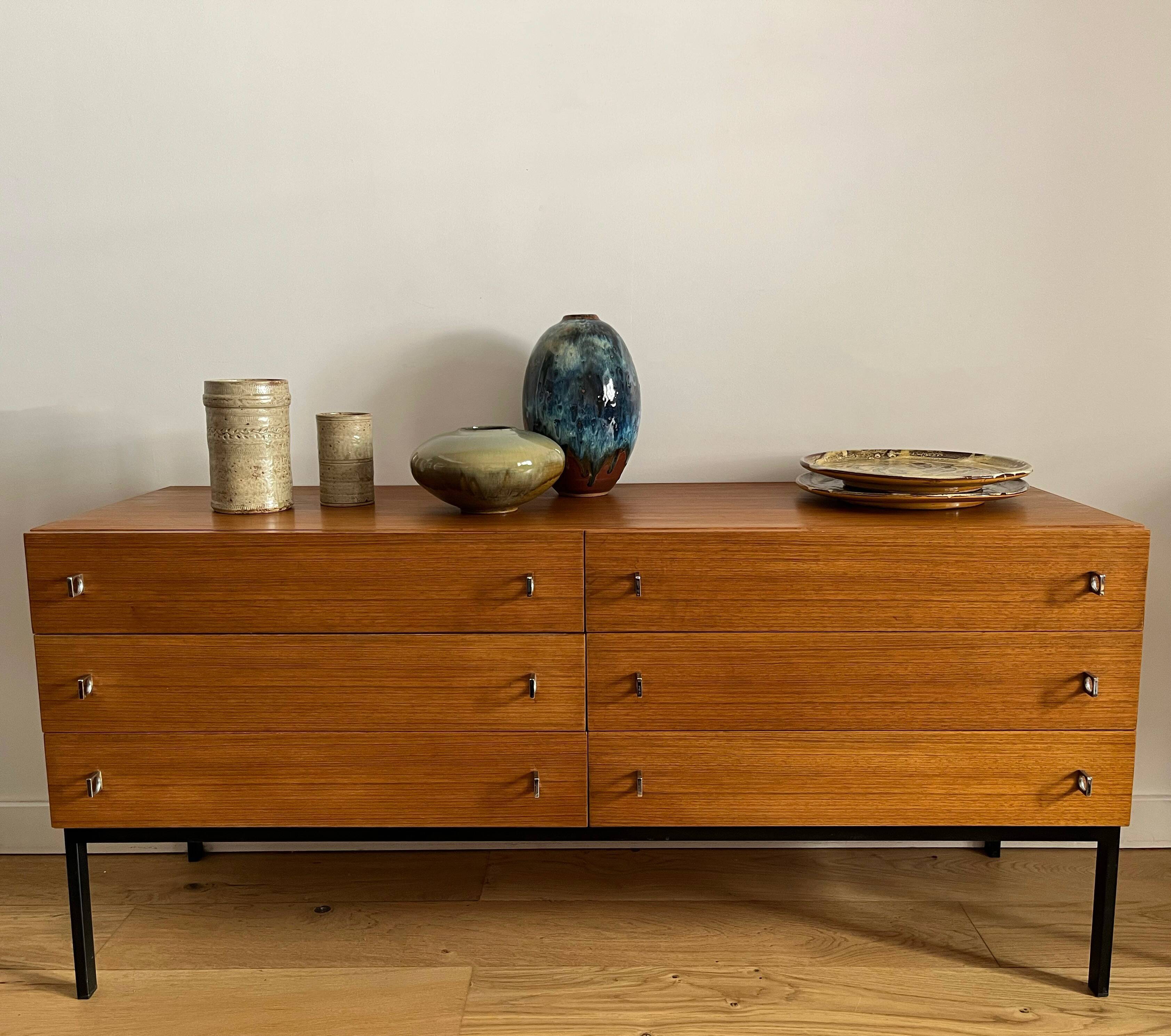 Enfilade Brasilia Werk, circa 1960, palissandre