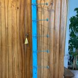 Wall-mounted coat rack with 7 hooks, length 191 cm