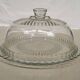 Pair of Cake/Cheese Dishes, Tart Cloche, Glass Pastry