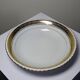 Vintage deep plate in gilded Limoges porcelain, ADP L Royal