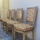 Série de 4 chaises de style Louis XVI ancienne