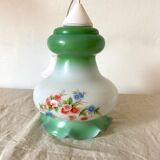 Vintage opaline pendant lamp