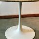 Table tulipe en travertin par Maurice Burke pour Arkana, 1970s