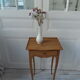 Bedside table from the 1900s, 1 drawer, waxed finish