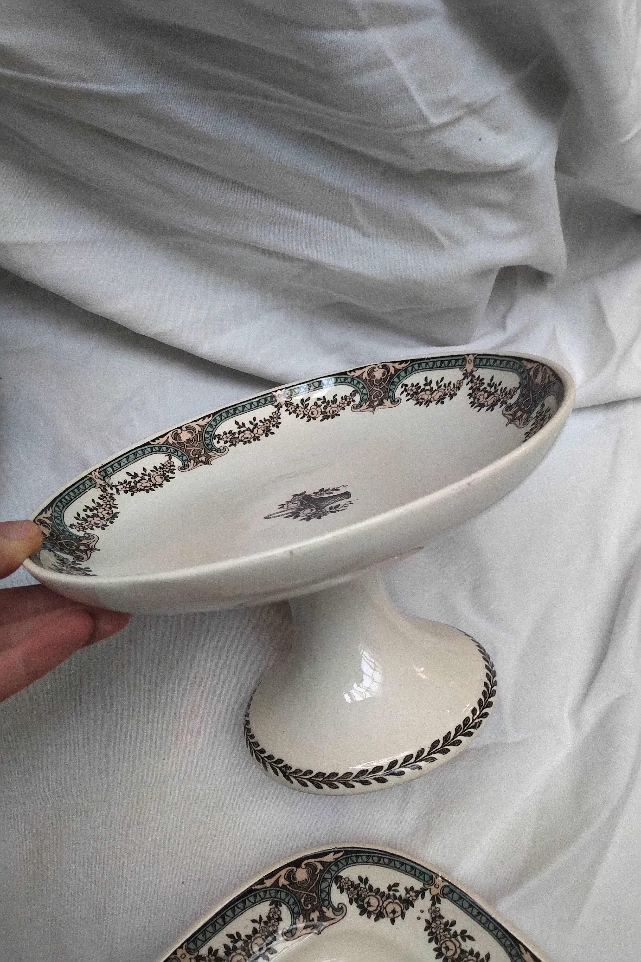 Sarreguemines Dubarry dish set