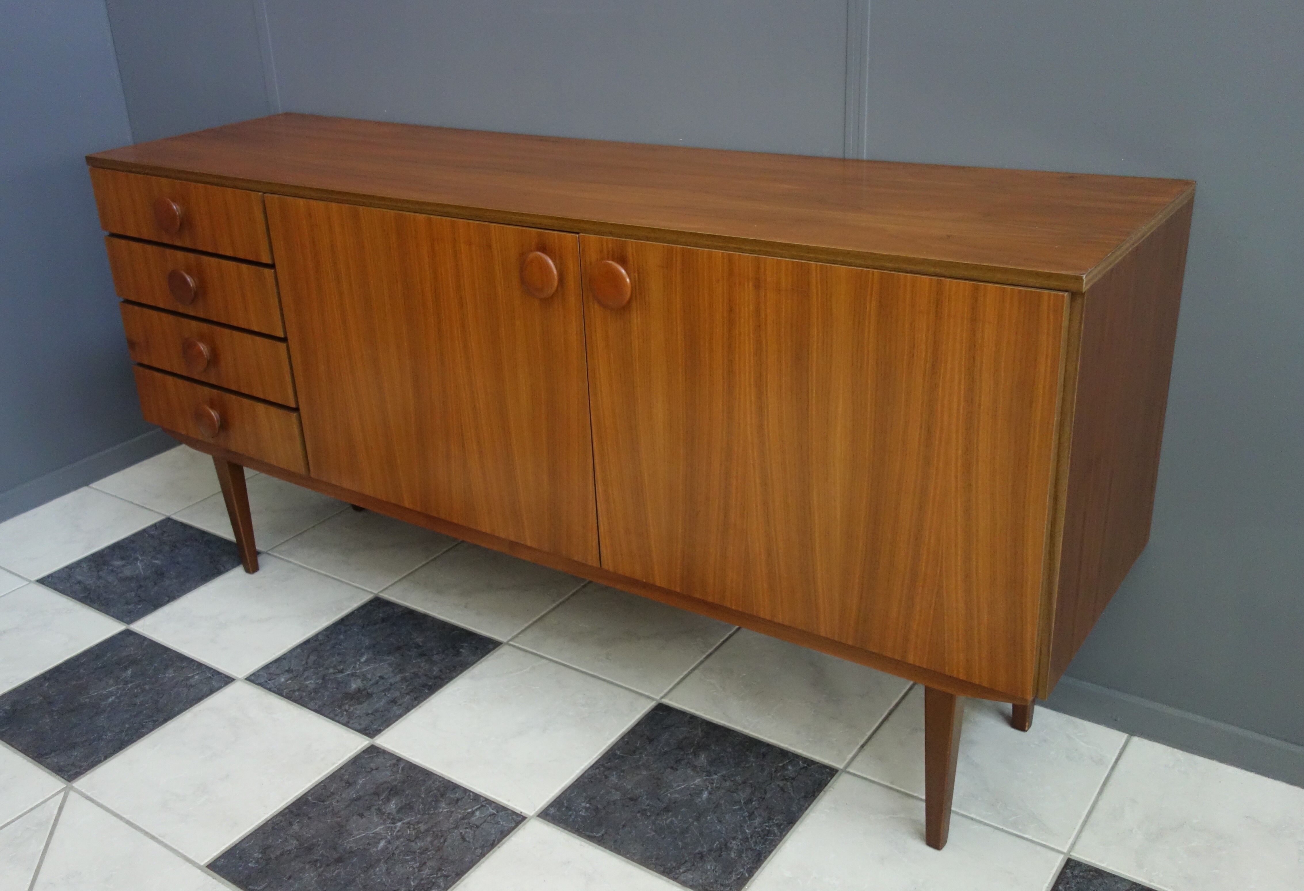 1960s wood swedish sideboard
