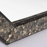 Mosaic Octagonal Mirror by Roger Vanhevel, Belgium, 1970s