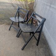Pair of folding chairs